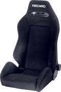 RECARO SPEED LI/RE Velour schwarz mit Ziernaht und Logo in silber