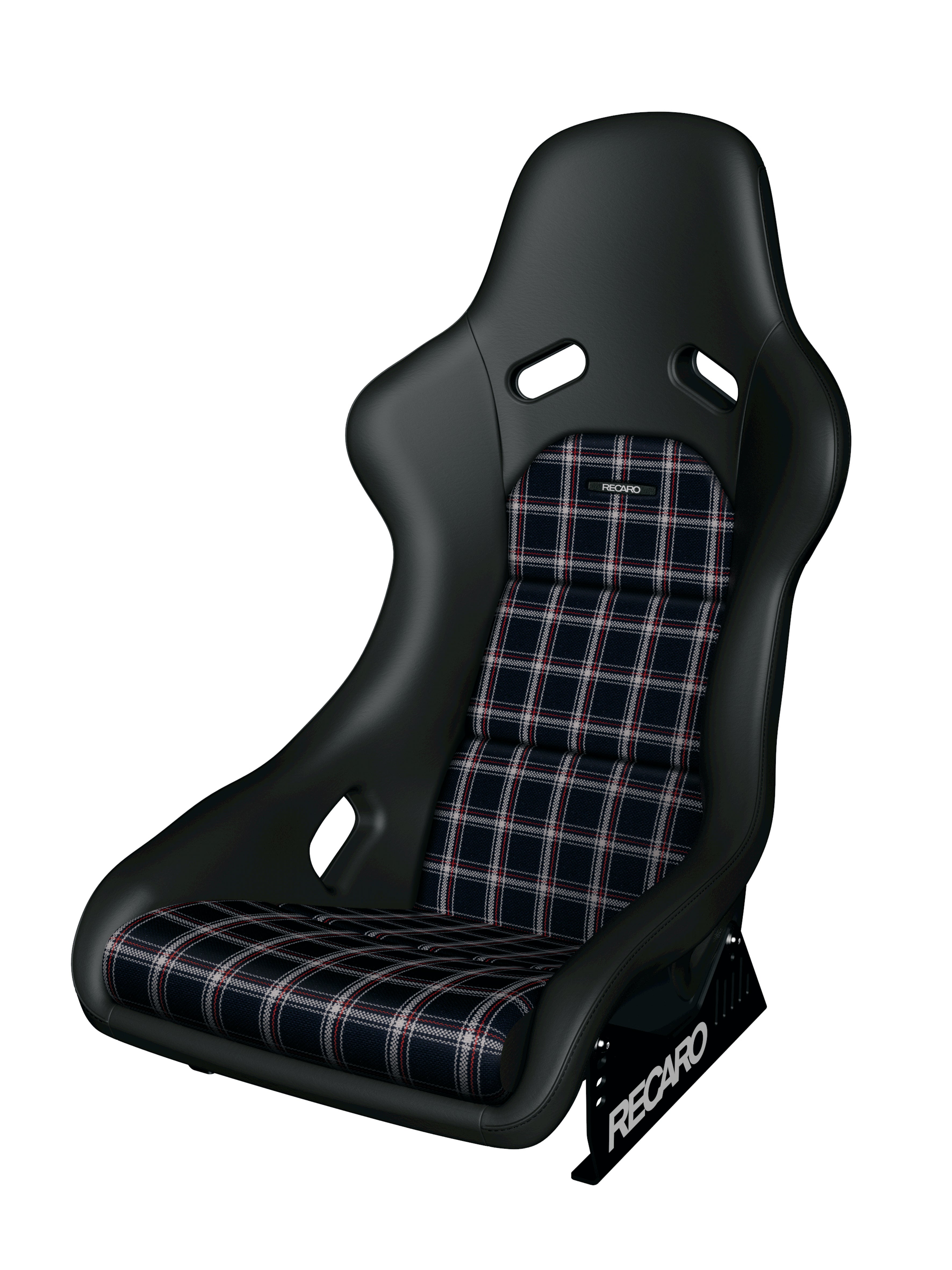 RECARO POLE POSITION CLASSIC LI/RE Leder / Stoff Karo