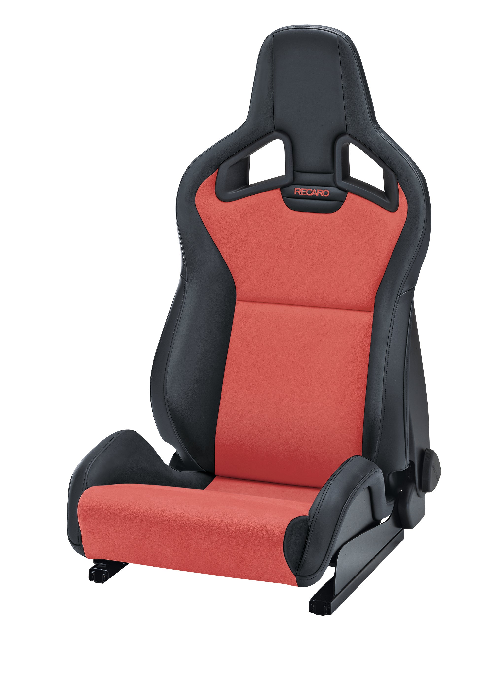 RECARO SPORTSTER CS SAB LI/RE HZG KL schwarz / Dinamica rot mit Heizung
